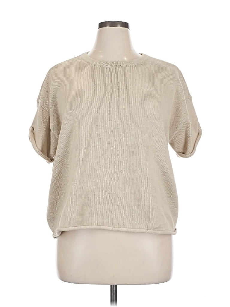 Pre-owned Fp Beach Cardigan Sweater In Brown