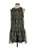 Likely 100% Polyester Print Black Cocktail Dress Size 4 - photo 1