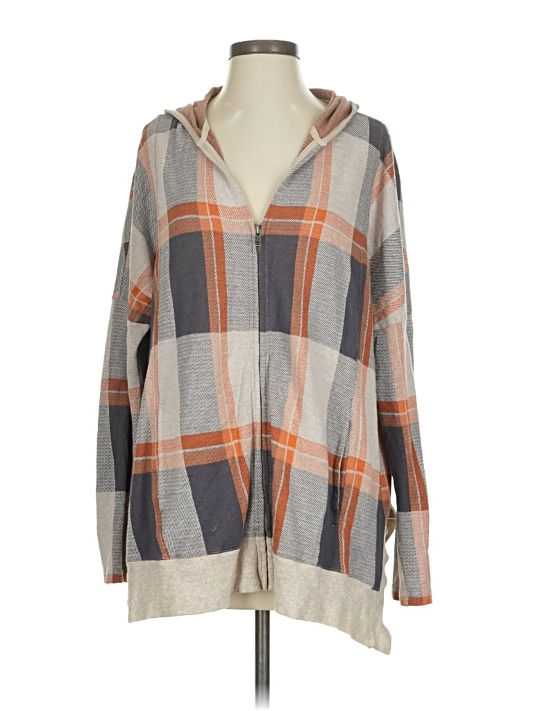 Pre-owned Assorted Brands Cardigan Sweater In Gray