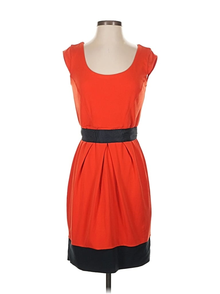 Pre-owned Ann Taylor Cocktail Dress In Orange