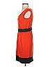 Ann Taylor Color Block Orange Cocktail Dress Size 0 - photo 5