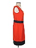 Ann Taylor Color Block Orange Cocktail Dress Size 0 - photo 4