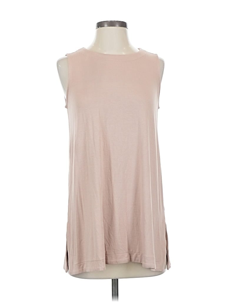 Pre-owned Jjill Sleeveless Blouse In Brown