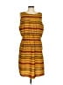 Speed Control 100% Polyester Stripes Yellow Casual Dress One size - photo 1