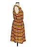 Speed Control 100% Polyester Stripes Yellow Casual Dress One size - photo 4
