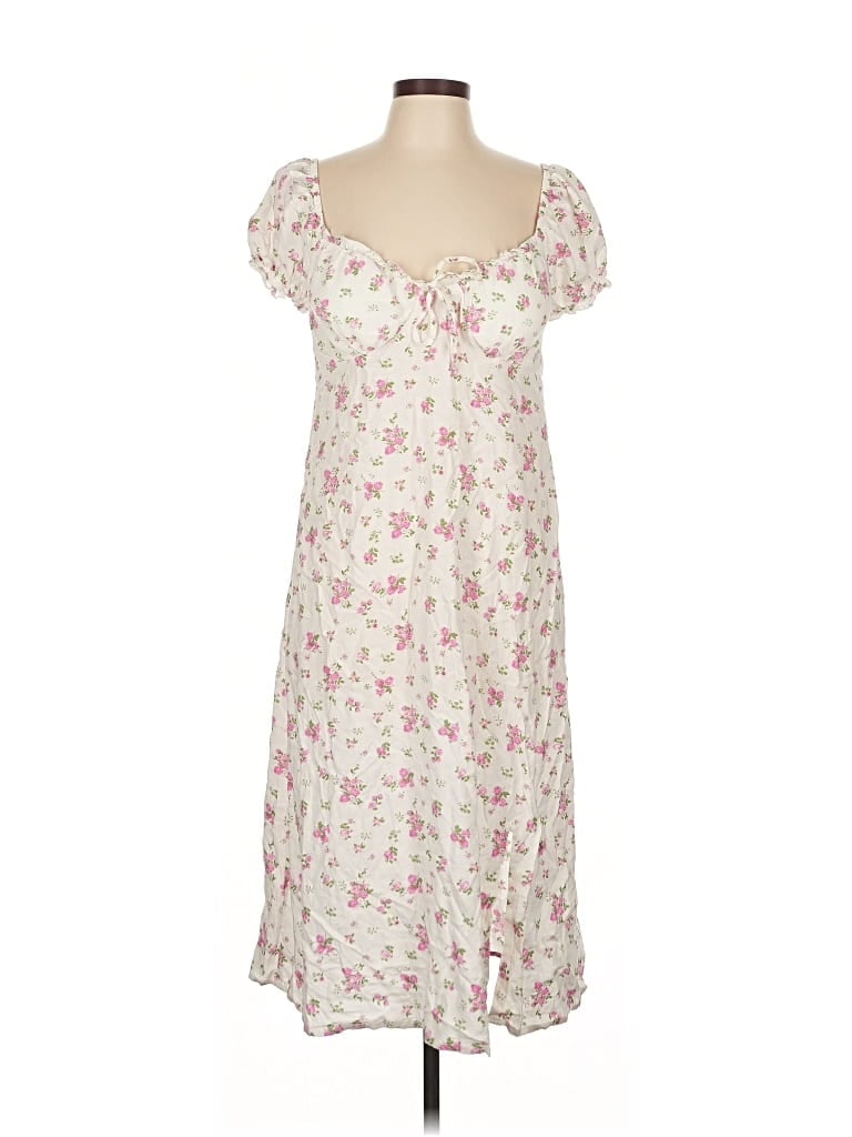 Pre-owned No Boundaries Casual Dress In White