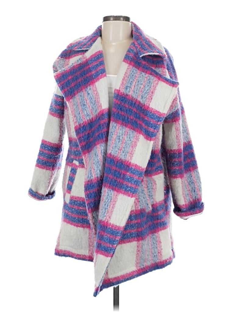 Pre-owned She + Sky Coat In Purple