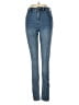 Divided by H&M Chevron-herringbone Blue Jeans Size 6 - photo 1