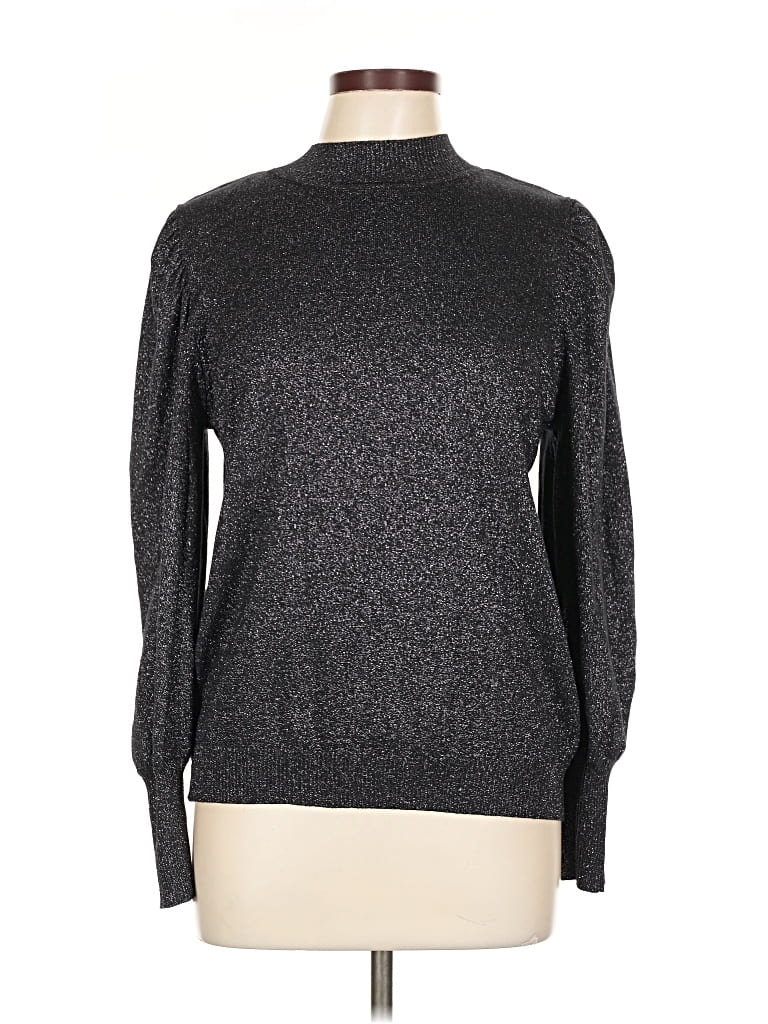 Pre-owned Studio Turtleneck Sweater In Gray