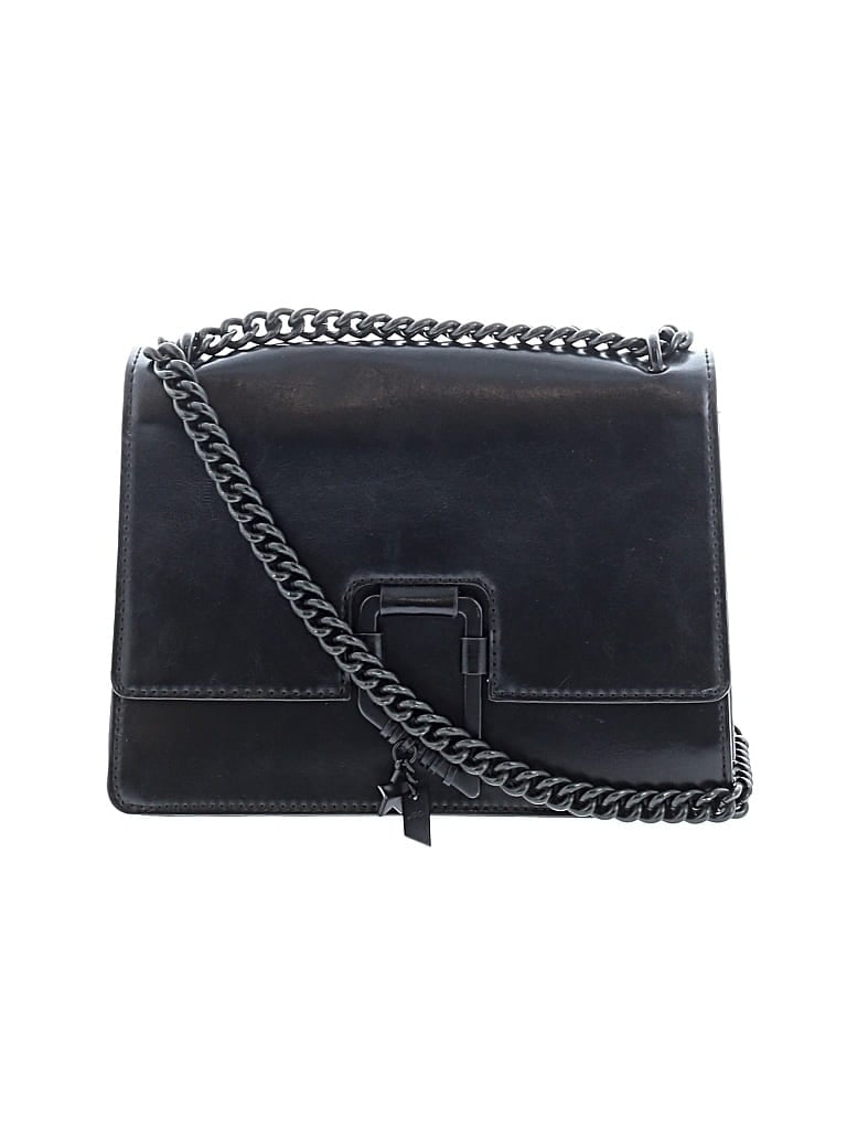 Pre-owned Foley + Corinna Leather Satchel In Black