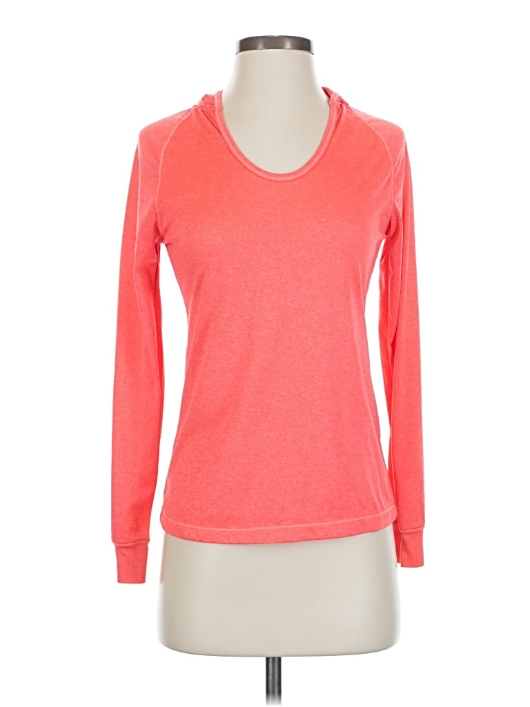 Pre-owned Layer 8 Long Sleeve T-shirt In Orange