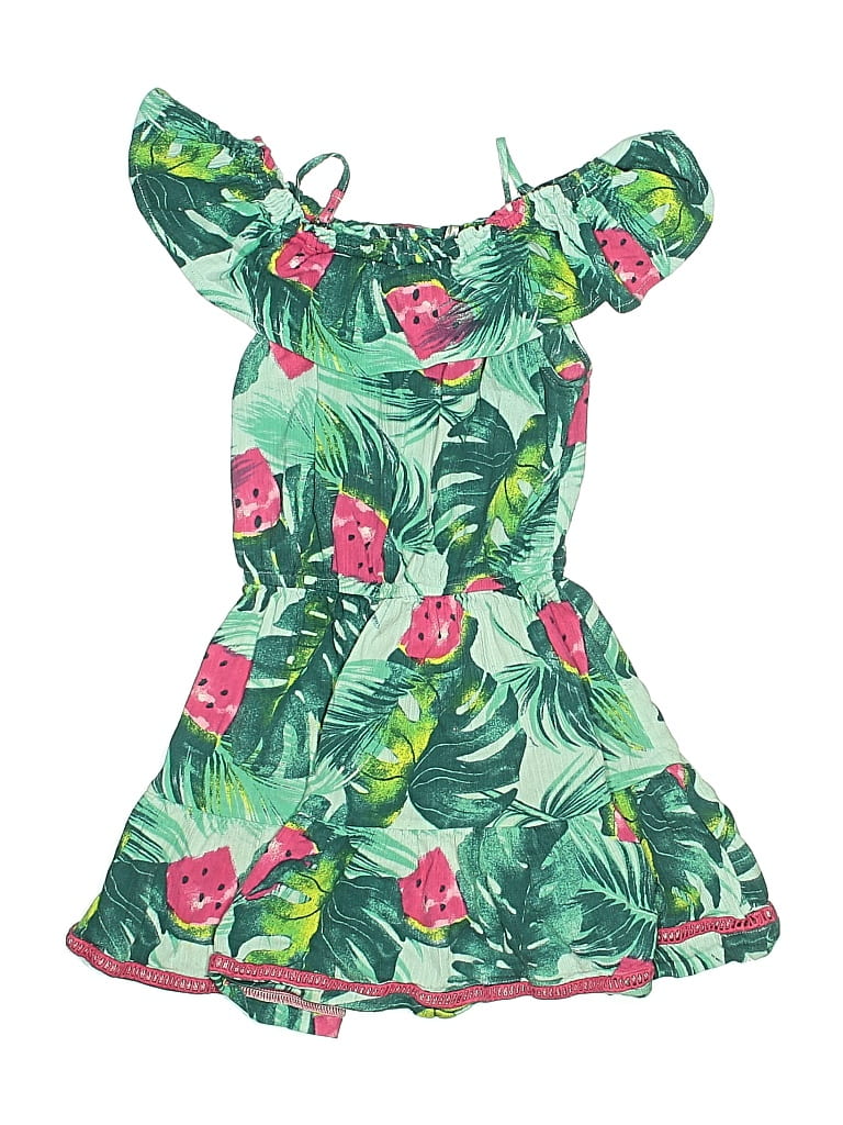 Pre-owned Deux Par Deux Kids' Dress In Green