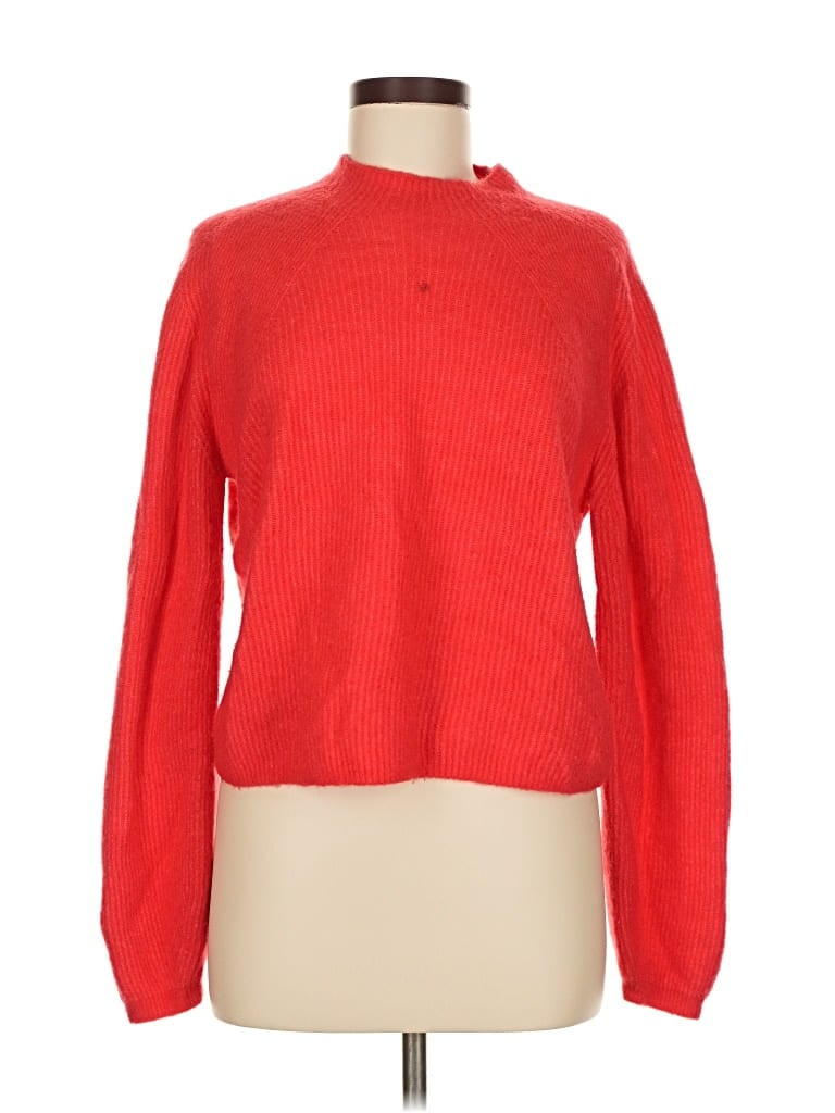 Pre-owned Banana Republic Turtleneck Sweater In Red