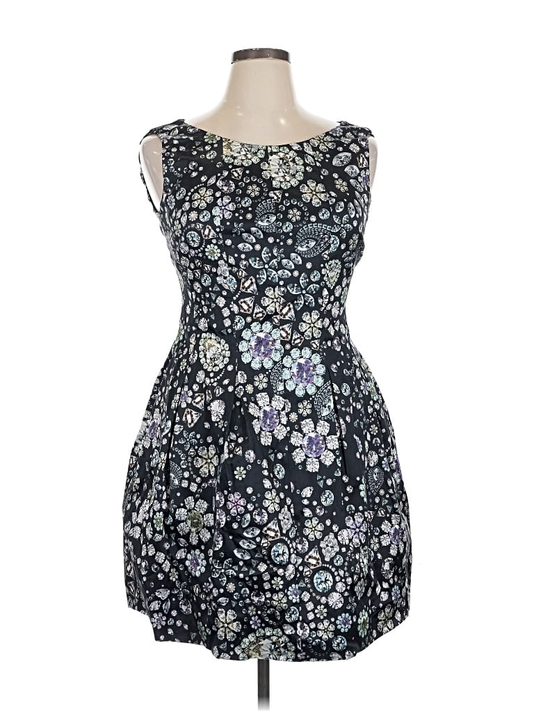 Pre-owned Zara Basic Cocktail Dress In Black