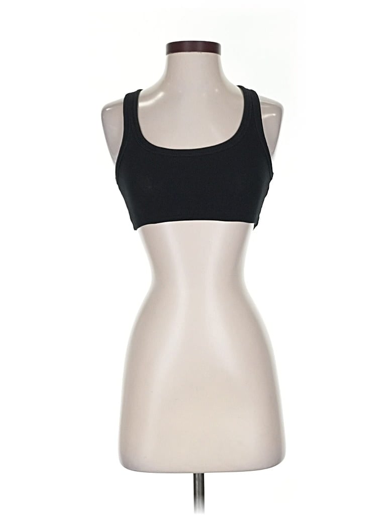 Pre-owned Zara Tank Top Black Strapless Neckline Tops