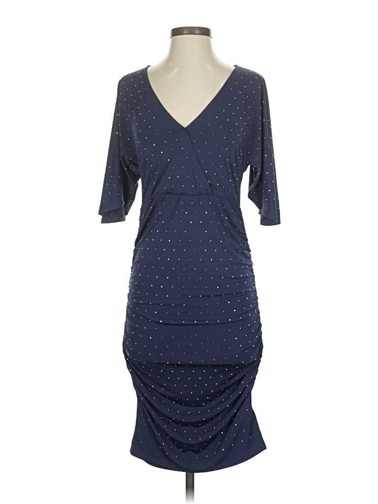 Pre-owned Venus Cocktail Dress In Blue