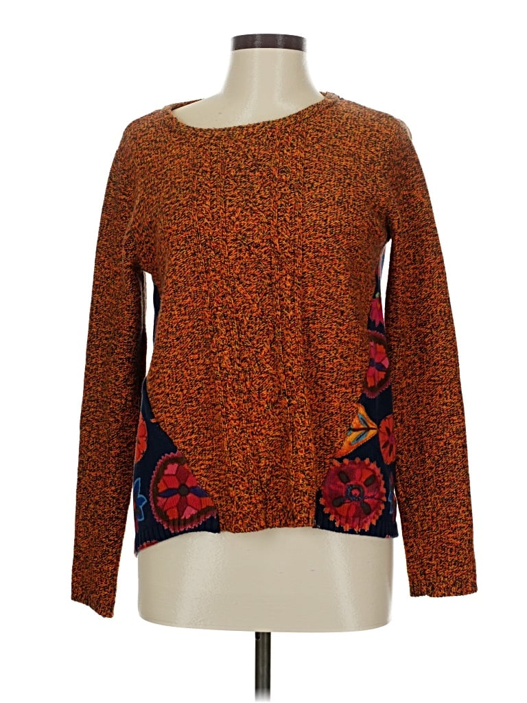 Pre-owned Desigual Pullover Sweater In Brown