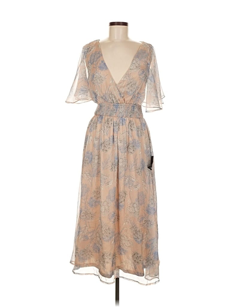 Pre-owned Lulus Cocktail Dress In Brown