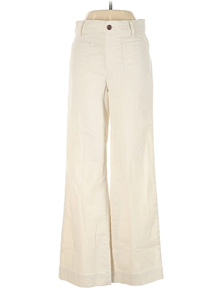 Pre-owned J.crew Factory Store Casual Pants In White