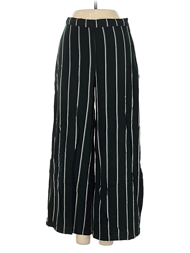 Pre-owned H&m Casual Pants In Black