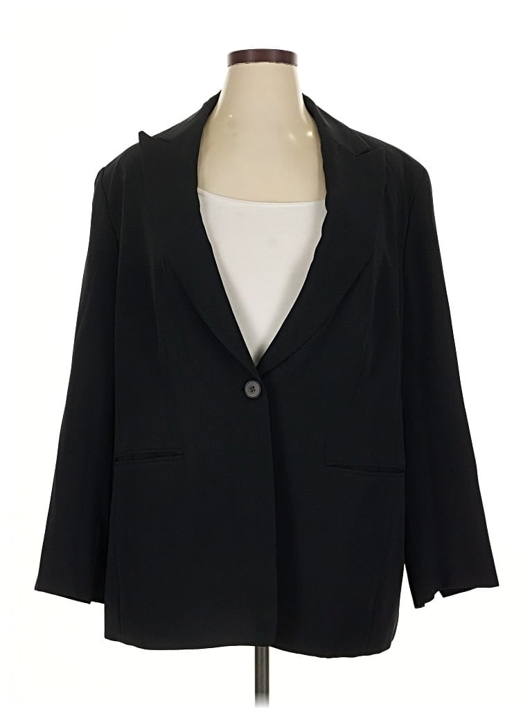 Pre-owned Jones New York Blazer Jacket In Black