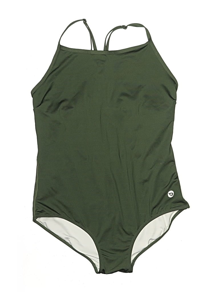 Pre-owned Baleaf Sports One Piece Swimsuit In Green