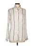 Reiss Stripes Ivory Long Sleeve Blouse Size L - photo 1