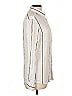 Reiss Stripes Ivory Long Sleeve Blouse Size L - photo 4