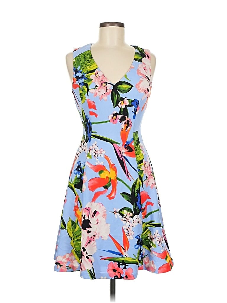 Pre-owned Vince Camuto Cocktail Dress In Blue