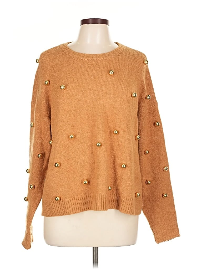 Pre-owned Alice And Olivia Alice + Olivia Pullover Sweater In Brown