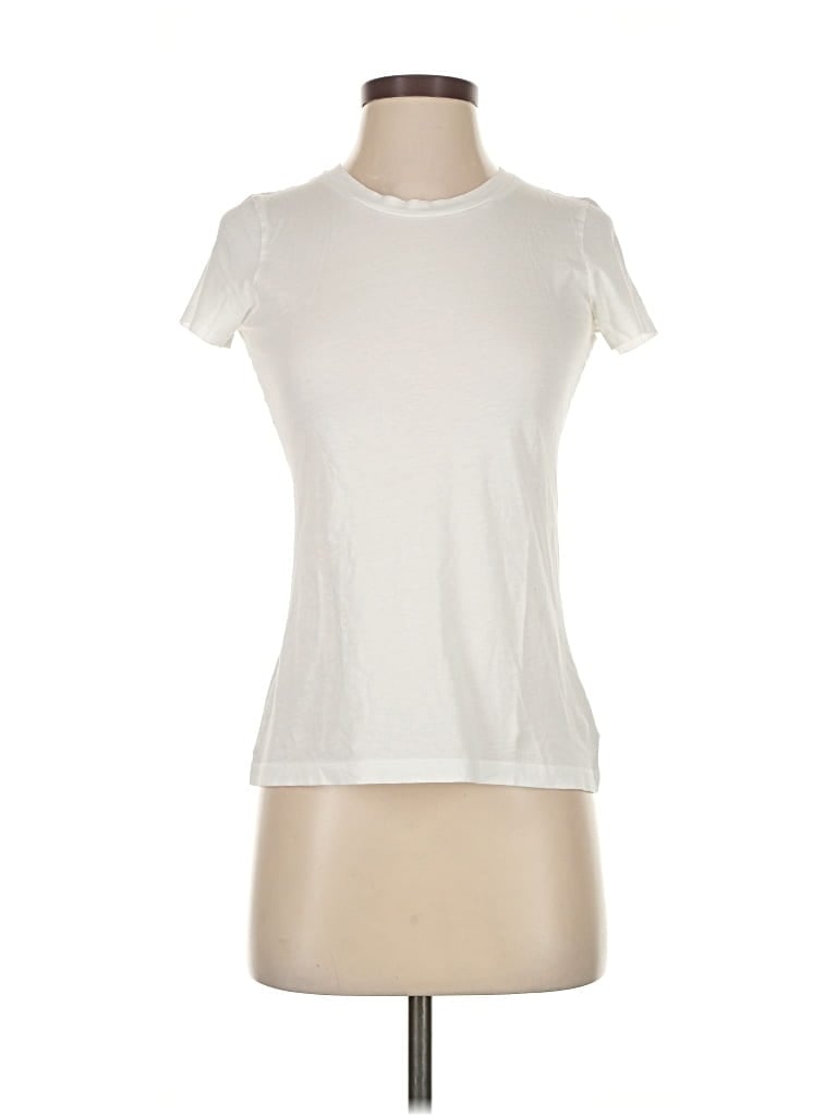 Pre-owned Theory Short Sleeve T-shirt In White