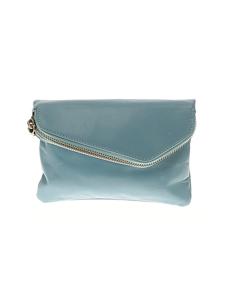 Pre-owned Hobo The Original Hobo Bag The Original Leather Clutch In Blue
