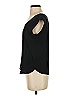 Otte 100% Silk Black Short Sleeve Top Size P (petite) - photo 5