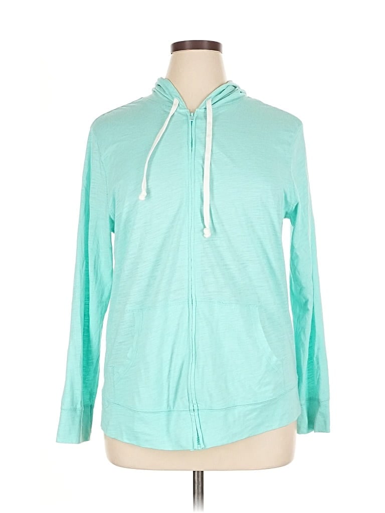 Pre-owned Old Navy Zip Up Hoodie In Blue