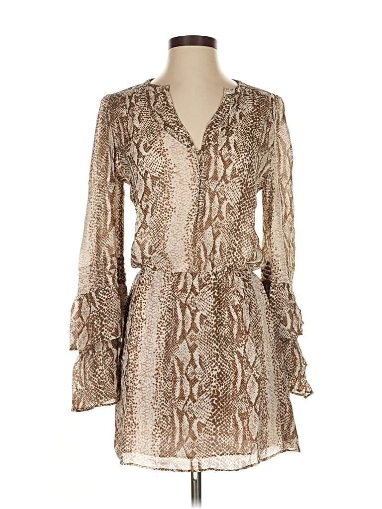 Pre-owned Parker Cocktail Dress In Brown