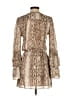 Parker Animal Print Tan Cocktail Dress Size XS - photo 2