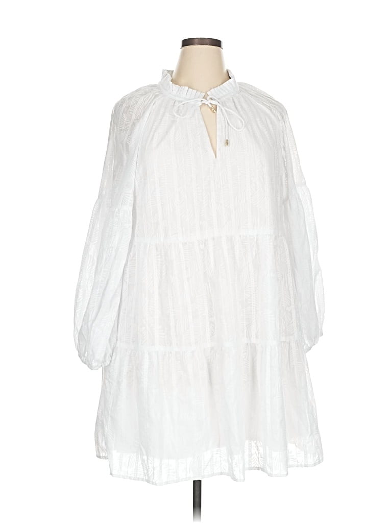 Pre-owned Tommy Bahama Casual Dress In White