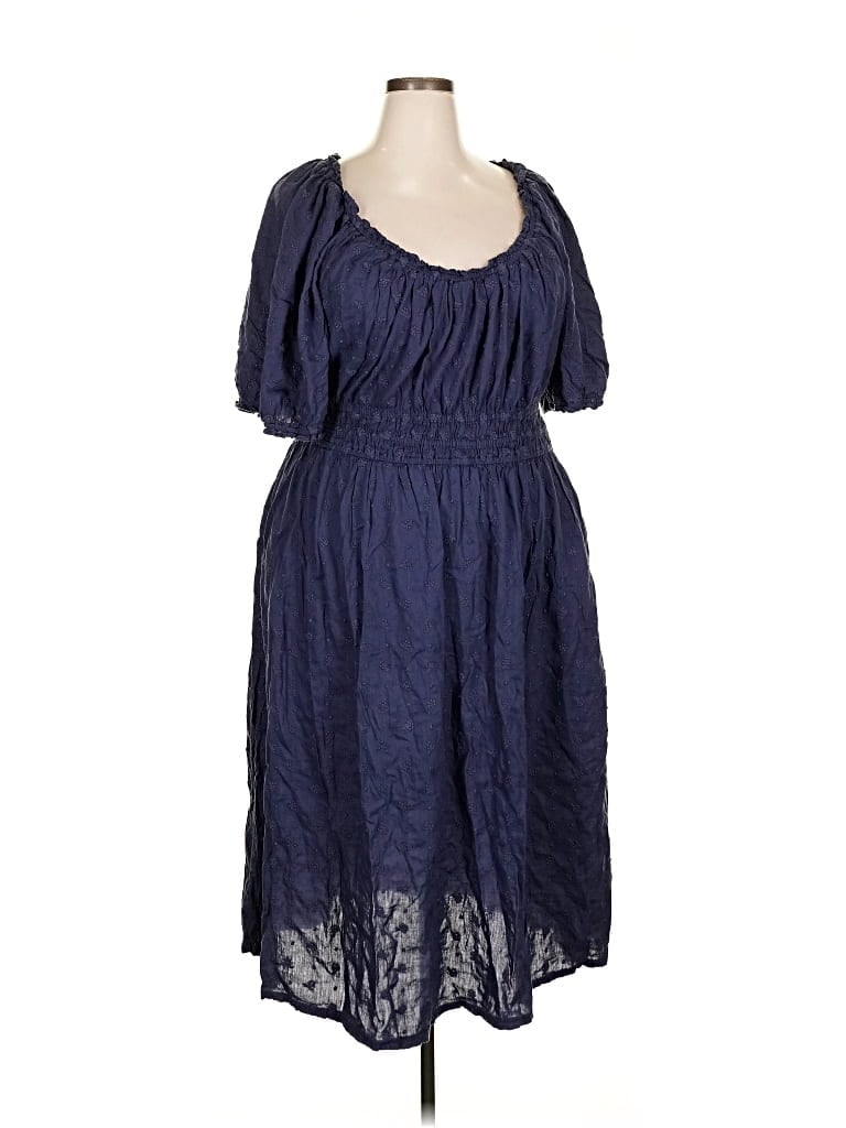 Pre-owned Old Navy Casual Dress In Blue