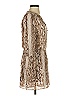Parker Animal Print Tan Cocktail Dress Size XS - photo 4