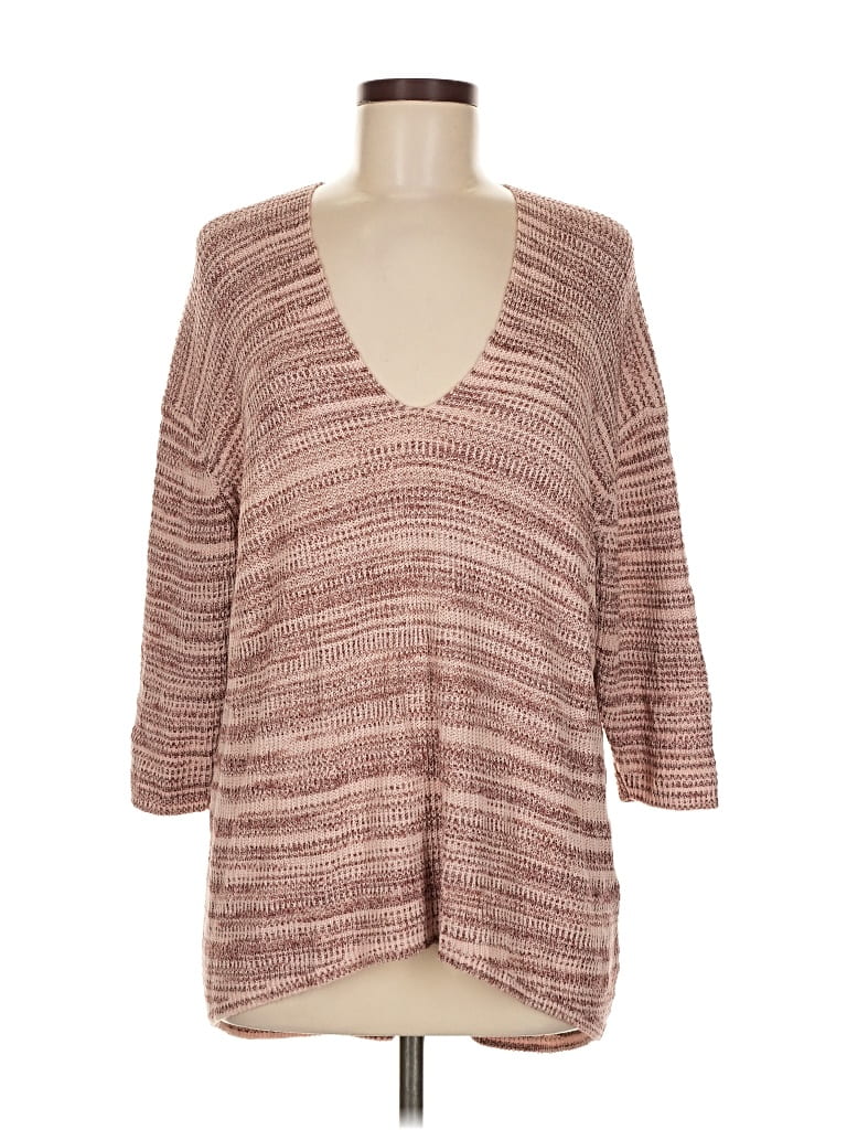 Pre-owned Express Outlet Pullover Sweater In Brown