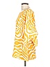 Maya Brooke 100% Polyester Yellow Short Sleeve Blouse Size 10 - photo 5