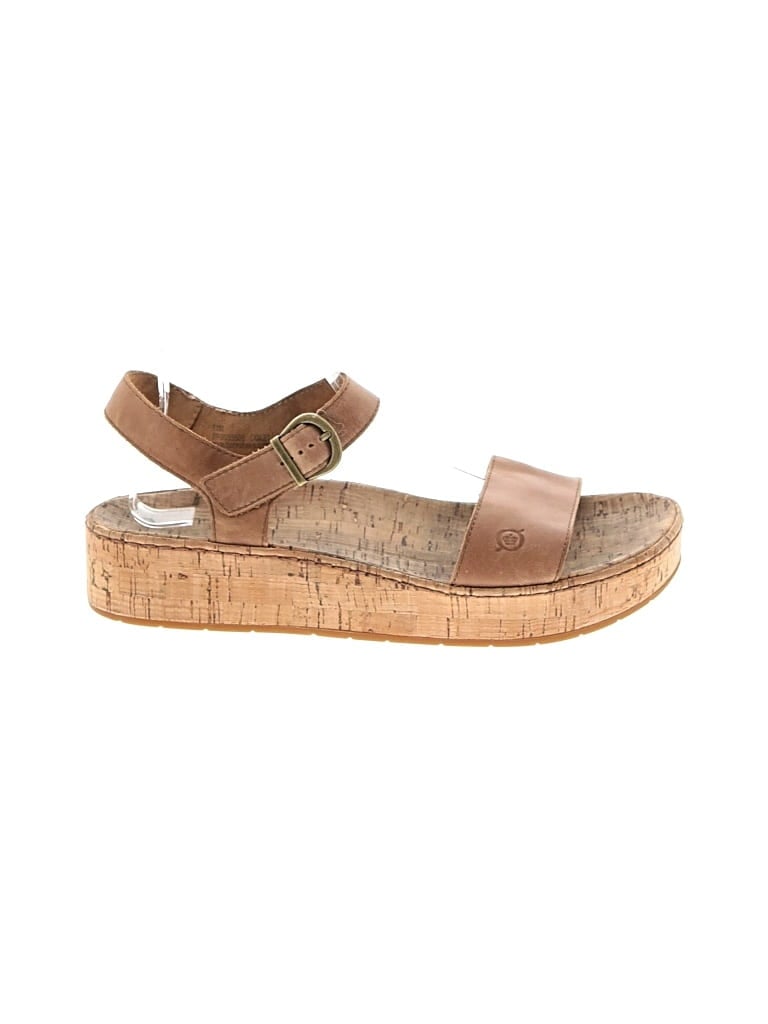 Pre-owned Born Sandals In Brown