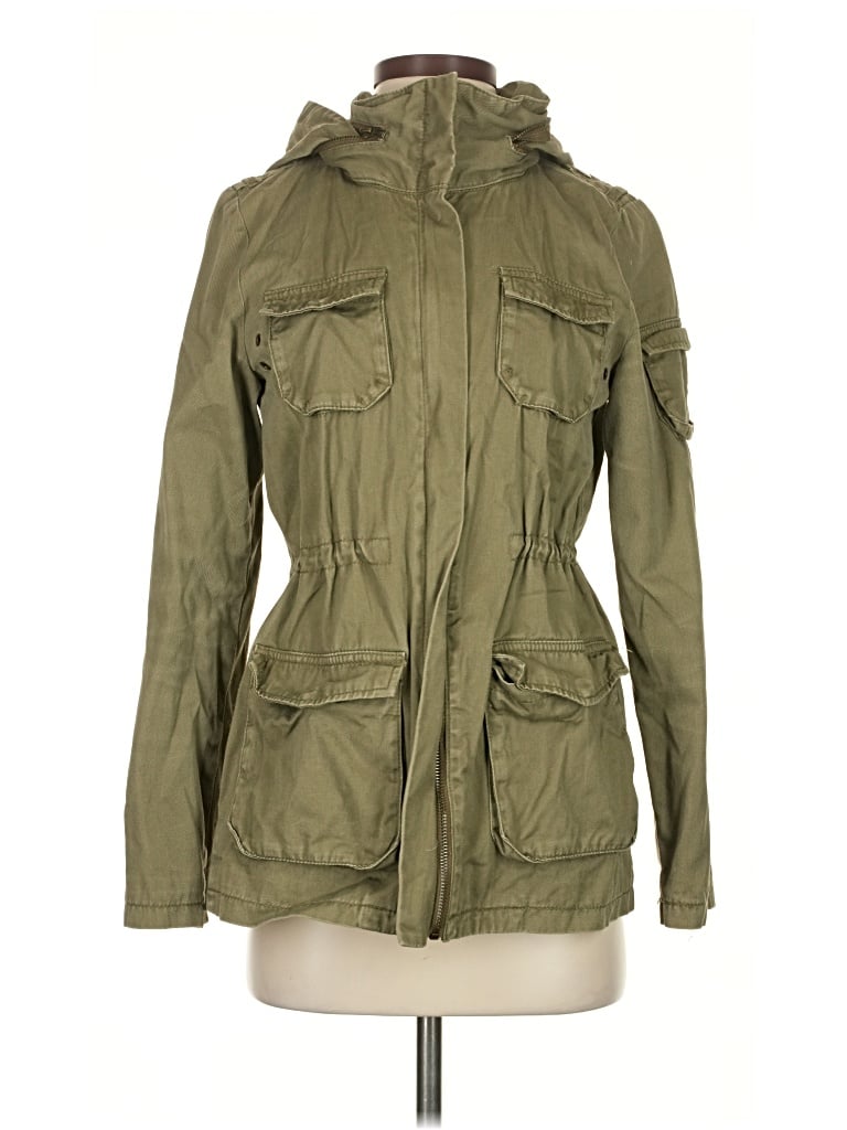 Pre-owned H&m Jacket In Green