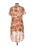 Torrid 100% Polyester Paisley Tan Casual Dress Size Med Plus (00) - photo 2