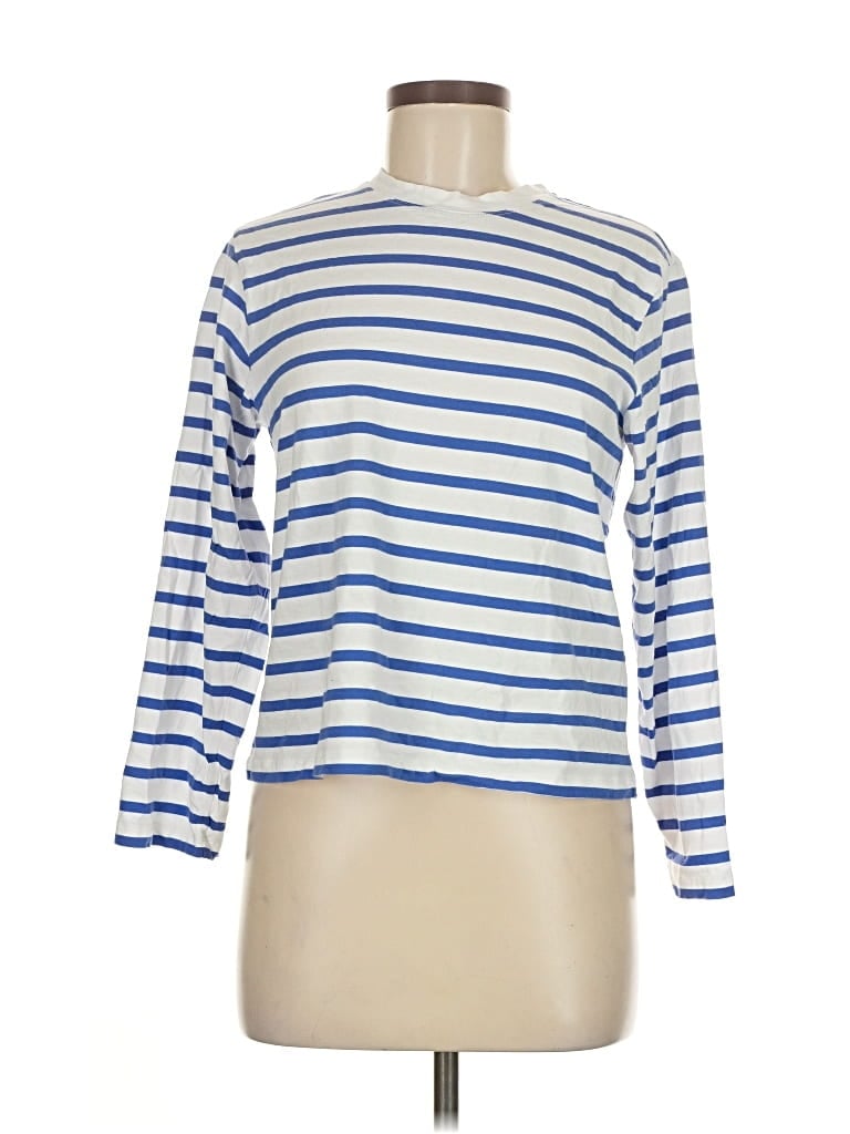 Pre-owned Whistles 3/4 Sleeve T-shirt In Blue