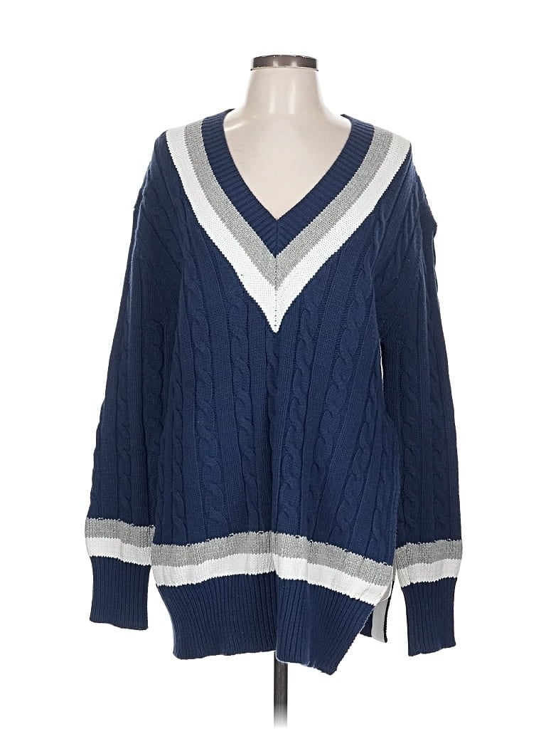Pre-owned Public School Cardigan Sweater In Blue