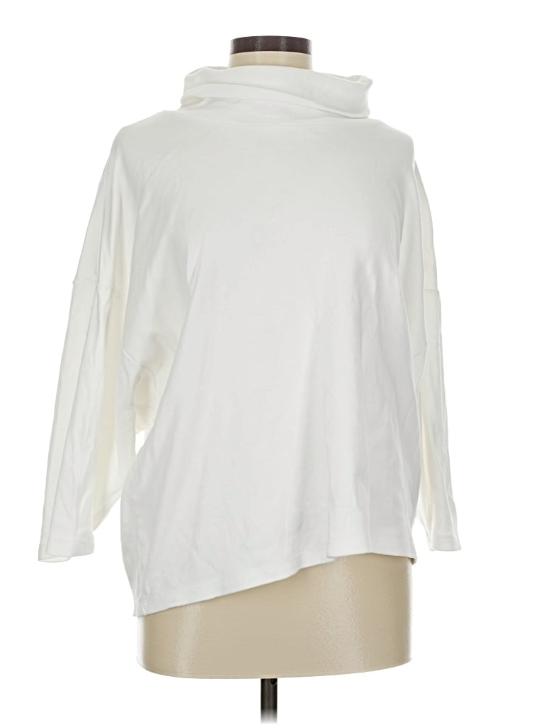 Pre-owned Asos Design Turtleneck Sweater In White