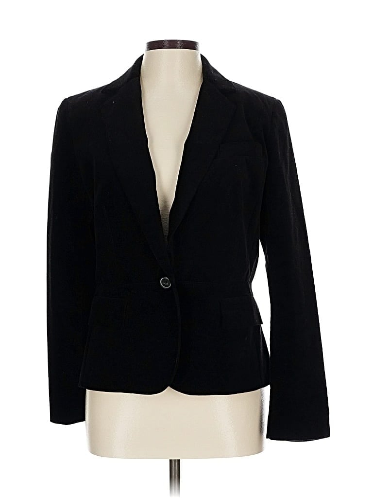 Pre-owned Talbots Blazer Jacket In Black