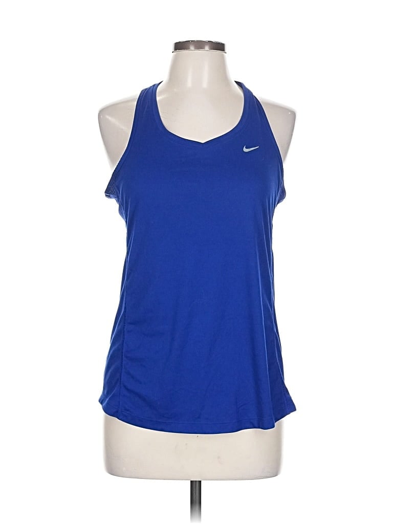 Pre-owned Nike Active Tank Top In Blue