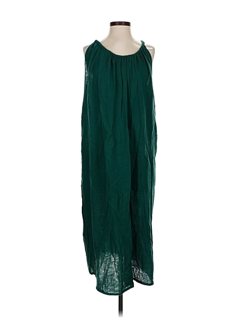 Pre-owned Kona Sol Casual Dress In Green